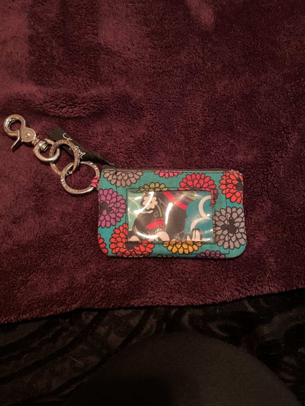 Vera Bradley Disney Zip ID Case